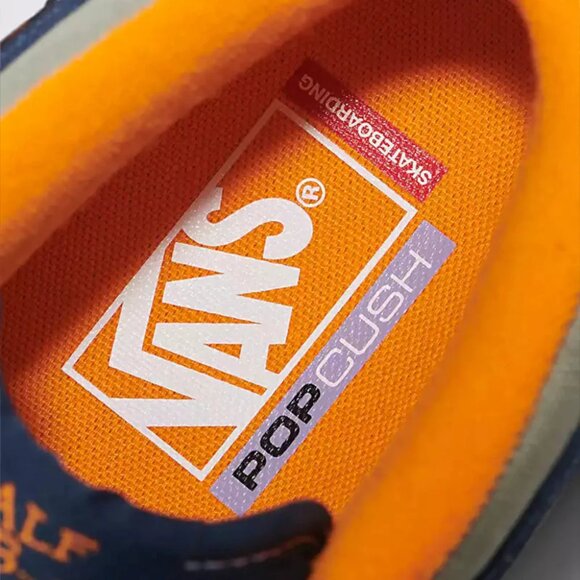 VANS SKATE HALF CAB SKATEBOARD SHOE - SMOKE / NAVY [VN0A5FCDY041] MENS 10 NEW - Picture 13 of 13